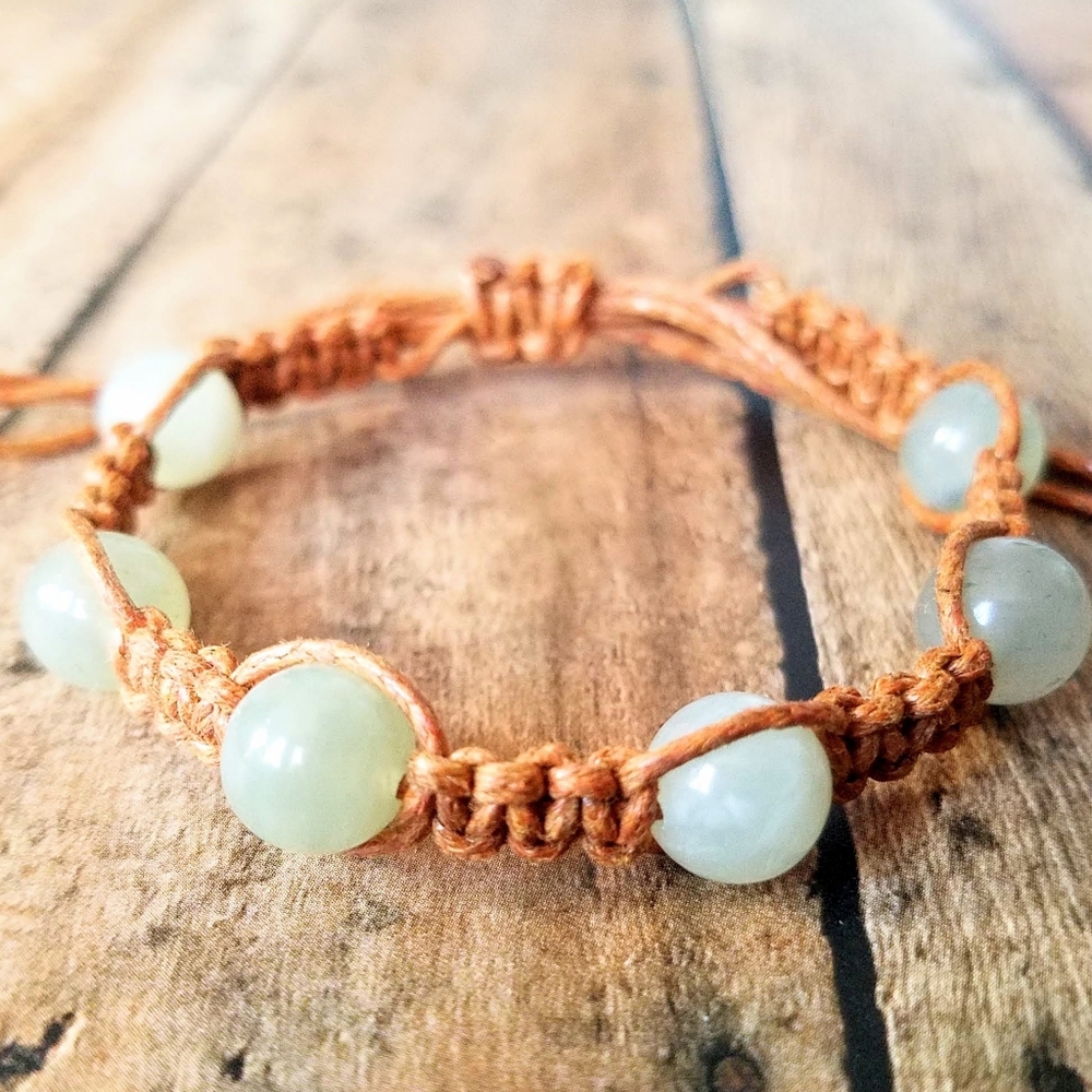 New Jade Knotted Bracelet